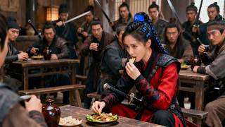 100殺手酒館伏擊少女，怎料少女竟是隱藏的功夫高手，秒殺眾人！#kungfu #功夫
