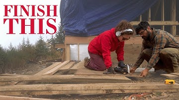 Insulating the Crawlspace and preparing for Winter at the Off Grid Cabin.