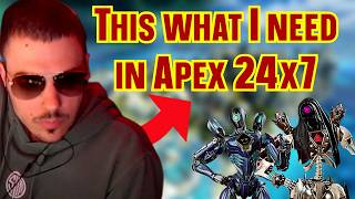 Imperialhal reacts to the new INSANE Pathfinder skin | Apex Legends Gameplay