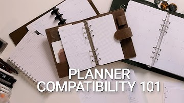 Planner Compatibility 101: What Fits Where? | Cloth & Paper