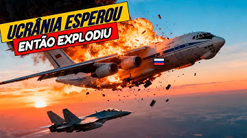 Ucrânia Esperou Avião Russo de $250M Reabastecer — Então EXPLODIU Tudo