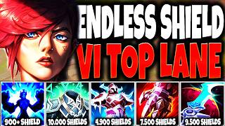 Meet the Best ENDLESS SHIELD VI TOP LANE BUILD with 5x Shields, 5000 HP and 200.000  TOTAL DMG