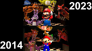 [Comparison] REMASTERED64: Freddy's Spaghettiria and Return to Freddy's Spaghettiria (@SMG4)