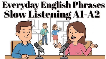 Cleaning My Apartment | Everyday English Phrases | Slow Listening A1-A2