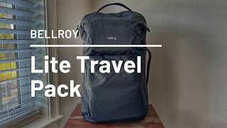 Bellroy Travel Pack Lite (38L) Review - GREAT International Carry On Friendly Pack!