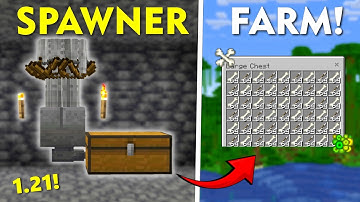 Easiest Spawner XP Farm In Minecraft 1.21 Bedrock & Java!