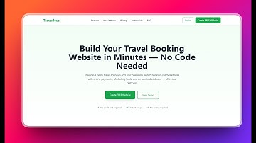 How to Create a Tour and Travel Agency Website For FREE In 2026