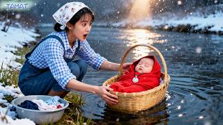 Cewek miskin lagi cuci baju di sungai,nemu bayi—ternyata dia pewaris miliarder!Rezeki pun mengalir!