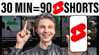 How to Generate 90 YouTube Shorts in 30 Minutes Using AI