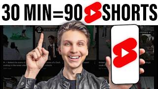 How to Generate 90 YouTube Shorts in 30 Minutes Using AI