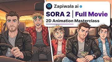Hoe ik een volledige 2D AI-animatiefilm maakte met SORA 2 — Geen tekenen, geen bewerking, alleen ...
