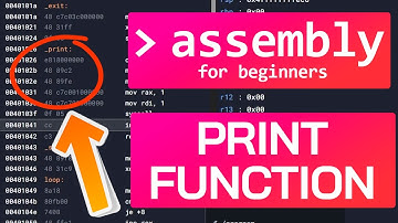 Write Your Own PRINT Function in Assembly | Beginner Tutorial | x86-64 Assembly Programming