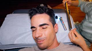 ASMR: Professional Chinese Ear Cleaning with Moxibustion and Head Massage