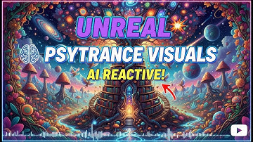 🌀 Neural Echoes | AI Reactive Psytrance Visuals 🌀