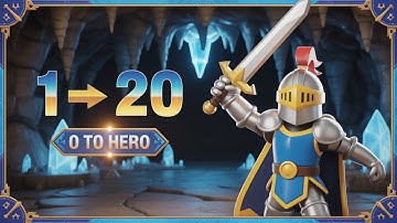 Tibia Knight Progression 1–20 | Fresh Start From Zero to Hero (Chill Grinding)