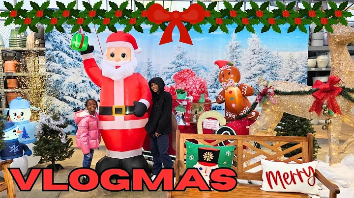 VLOGMAS DAY 6 | CHRISTMAS TREE + DECOR SHOPPING | HOLIDAY FESTIVAL