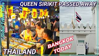 Download lagu Queen Sirikit sadly pased away - How is Bangkok Now? 🇹🇭 Thailand