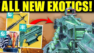 I Tried EVERY NEW EXOTIC Coming in Destiny 2: Renegades...