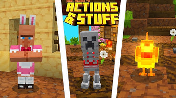 Every Actions & Stuff SECRET FEATURE (Minecraft Bedrock)