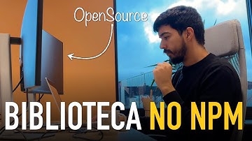LANCEI MEU PRIMEIRO PACOTE NPM OPEN SOURCE!