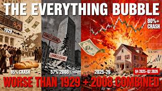 The 2025-2026 Crash: Why It Will Be Worse Than 1929 and 2008 Combined