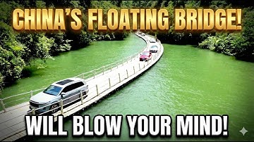 Shiziguan Floating Bridge: The Miracle of Engineering! 🌉✨ | A Hidden Gem in China