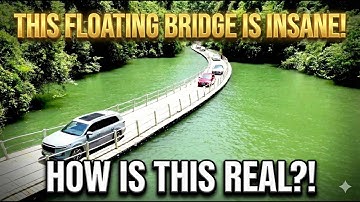 Shiziguan Floating Bridge: The Miracle of Engineering! 🌉✨ | A Hidden Gem in China