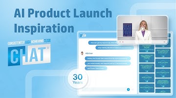 Video over de lancering van AI-aangedreven softwareproducten: CHAT-communicatietool voor producti...