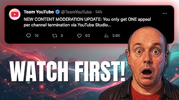 YouTube’s New "One Appeal" Rule: Read This Before You Click!