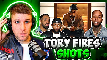 TORY FIRING AT KENDRICK?! | Rapper Reacts to DDG & Tory Lanez - Handling Business FIRST REACTION