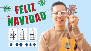 Feliz Navidad - Easy Ukulele Tutorial