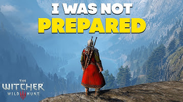 No one warned me about the Witcher 3..