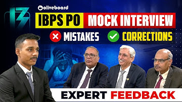 IBPS PO Mock Interview 2025 | Real Panel Questions, Mistakes & Expert Feedback | IBPS PO Interview