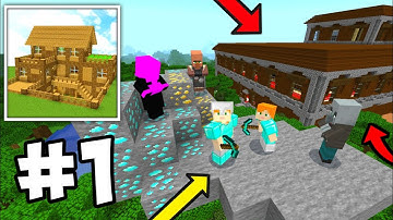 Block Crazy Robo World Mansion Multiplayer Survival Series - Walkthrough Gameplay Part 1