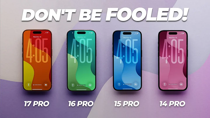DON’T Upgrade yet! iPhone 17 Pro vs 16 Pro vs 15 vs 14!