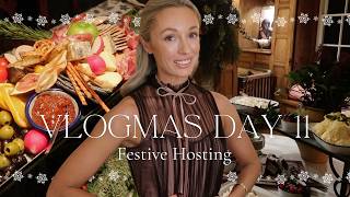 HOSTING OUR CHRISTMAS PARTY ✨🤍 & Soho Farmhouse Christmas Market  ❄️ VLOGMAS DAY 11