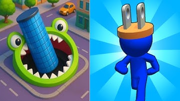 Hole.io VS Plug head!!  3D MAX Levels unlocked Speed Run Android iOS Trending GamePlay