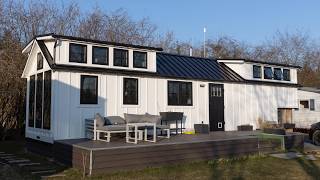 The Most Beautiful Black and White Tiny House by Timbercraft Tiny Homes