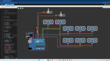 Membuat Smart Gate + Smart Slot Parking System || Palang Pintu & Slot Parkir Otomatis #wokwi