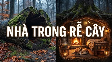 Thử Thách Sinh Tồn: Biến Rễ Cây Rỗng Thành Nhà Ở Có Lò Sưởi Cực Chill