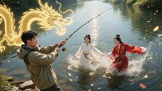 【FULL】Fished up two beautiful women! Became an invincible immortal just through fishing!#drama
