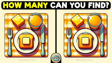 🐢🧩 Spot The Difference | Expert Challenge Edition 🧩🐢 | Quizonaut Turtle