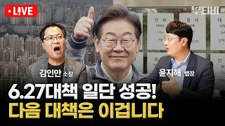 [부동산 LIVE] 전세대출 막힌다 vs 사전청약 푼다! 전문가 예측 충돌! (feat. 윤지해x김인만 소장)