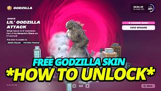 How to UNLOCK Godzilla Skin For FREE in Fortnite!