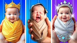 Prison Life: Rich VS Broke VS Giga Rich | Best Parenting Hacks & Gadgets