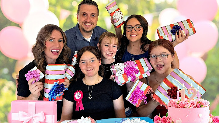 SURPRiSiNG My DAUGHTER With 12 GiFTS For Her 12TH BiRTHDAY!!