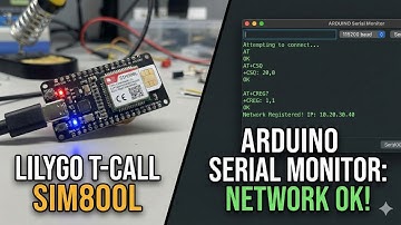 LilyGo T-call SIM800L ESP32 Tutorial: Aan de slag, instellen, verbinden met netwerk