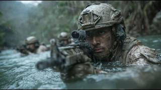 2025 Action Movie! Special Ops Dove Underwater and Stormed the Terrorist Base, No Enemy Survived