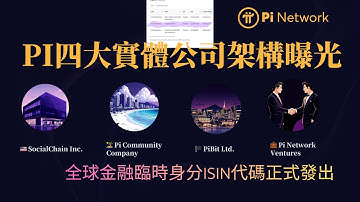 Pi Network四大實體公司架構曝光，全球金融臨時身分ISIN代碼正式發出！ Pi幣價值正在通往全球金融核心的快車道！