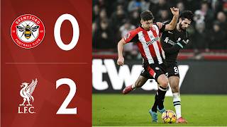 End to end game at Gtech ends in defeat | Brentford 0-2 Liverpool | Premier League Highlights